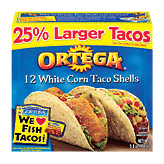 Ortega Taco Shells White Corn 12 Ct Full-Size Picture